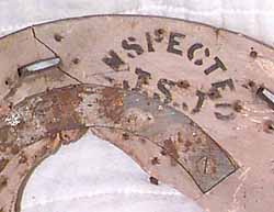 Civil War McClellan inspection mark, circa 1863